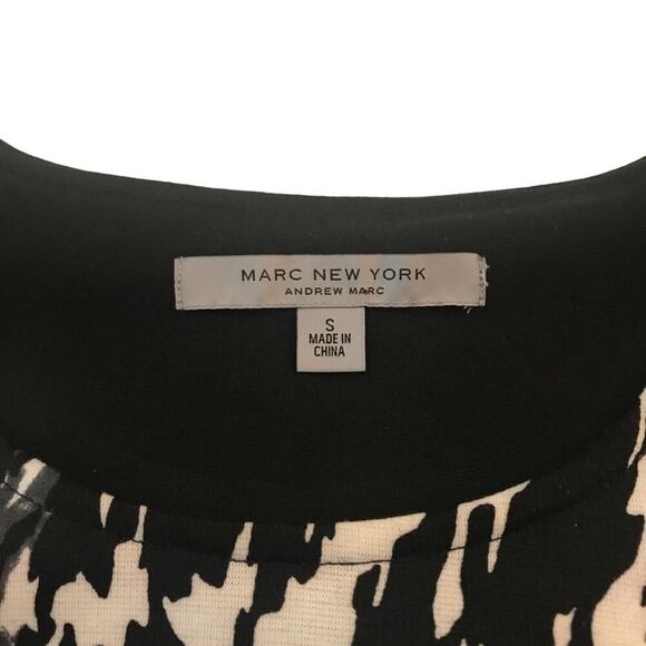 Andrew Marc Marc New York Knit Shift Dress 3/4 Sleeves Size Small - Picture 4 of 8